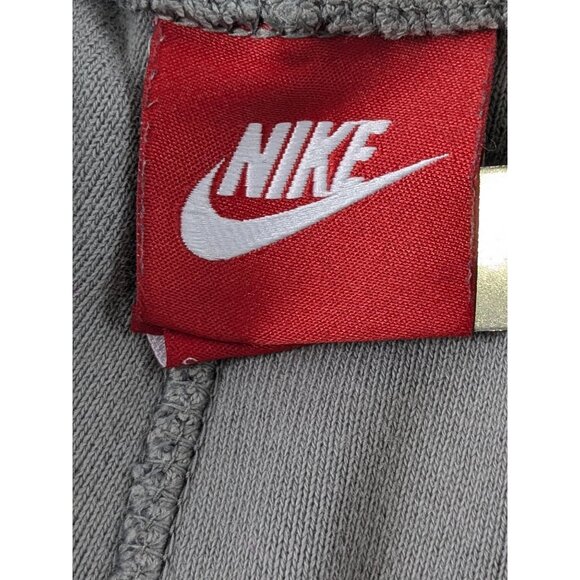 Vintage Nike F.C. Mens Small Striped Knit Gray Purple Pull On Bike Shorts - Picture 14 of 14